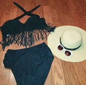 Plus size high waist 2-piece 👙suit